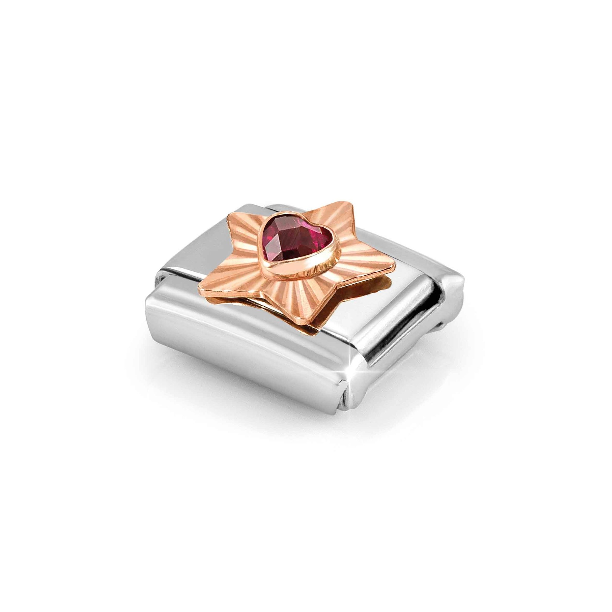 Nomination Classic Roségold charm - Stern - Rot – Ansicht 5