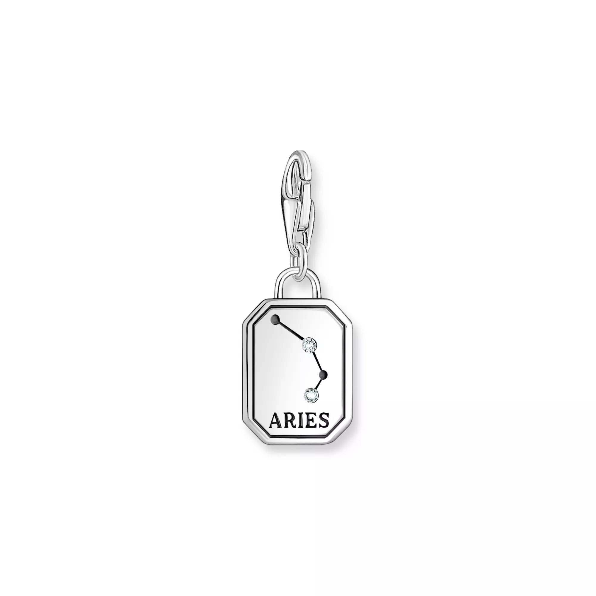 Thomas Sabo Charm-Anhänger - Sternzeichen Widder - Silber gesch. & Zirkonia – Ansicht 2