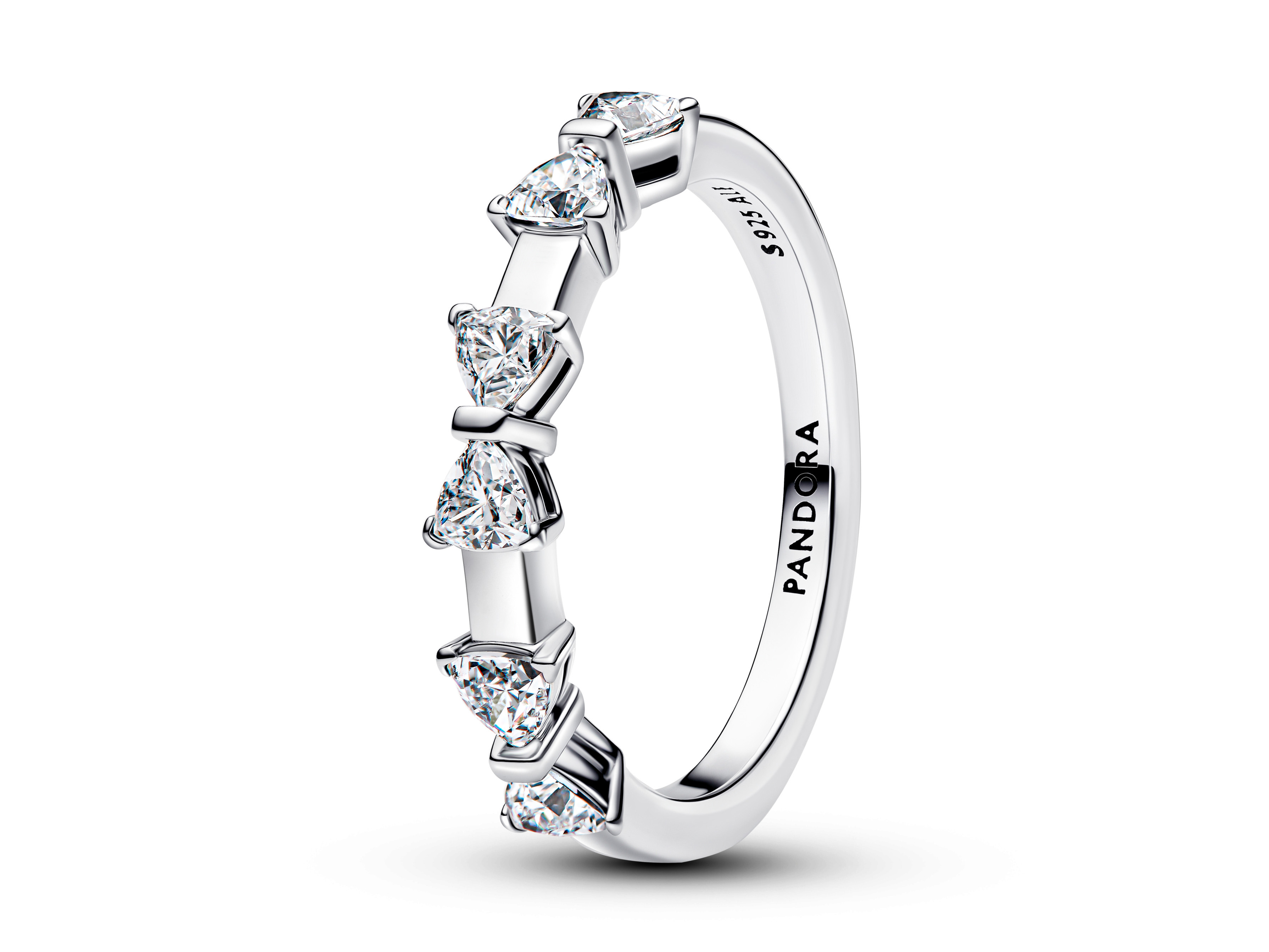 Pandora 194233C01-60 - Schleife Memoire-Ring - Sterling Silber - Zirkonia - Gr. 60