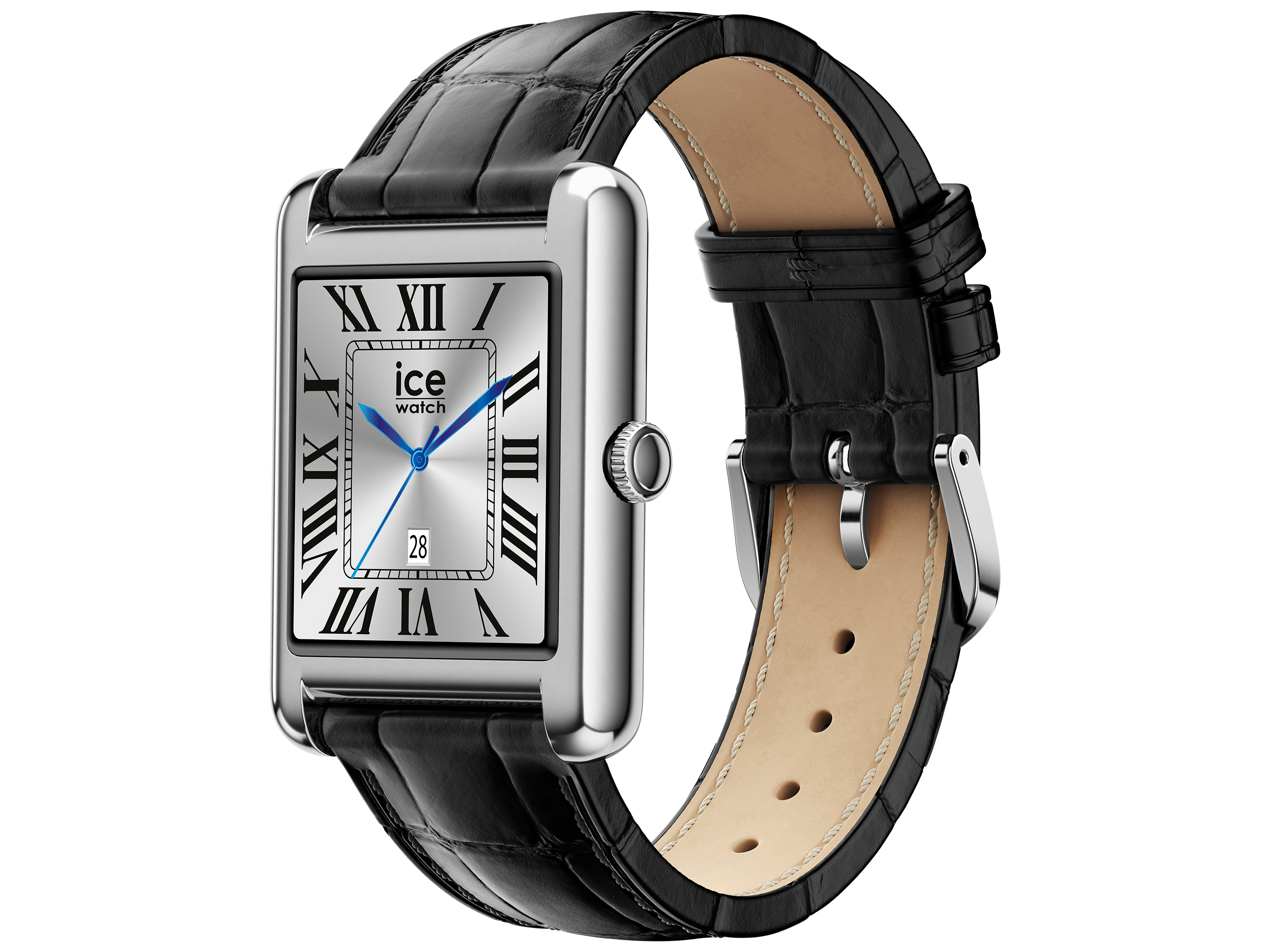 ICE Watch Uhr 025380 - ICE smart TKS 2.0 Silver Schwarz Kroko - 1.41 Zoll