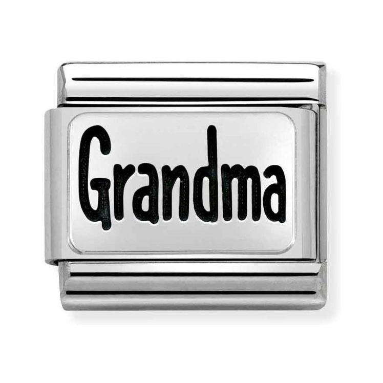 Nomination Composable Classic Charm GRANDMA - Edelstahl, Sterling Silber