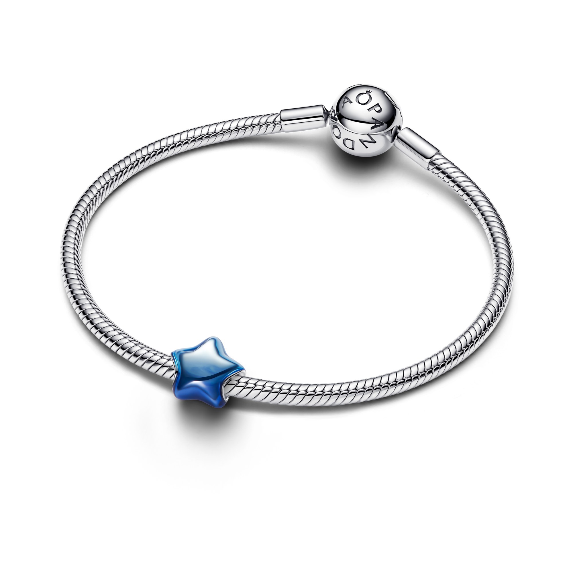 Pandora Blauer Stern - Charm - Silber - Emaille - Blau – Ansicht 3
