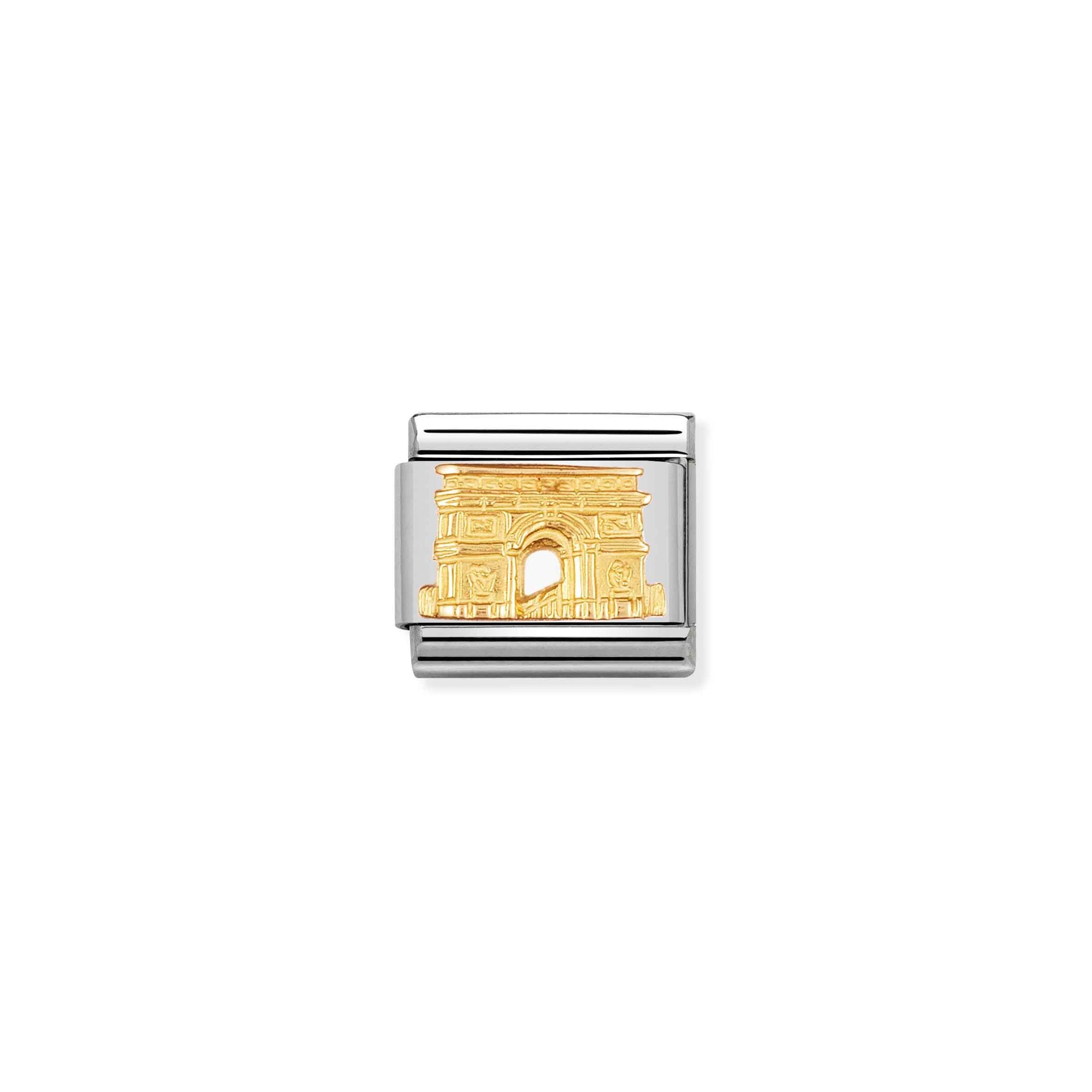 Nomination Composable Classic Charm Triumphbogen - Edelstahl, Gelbgold