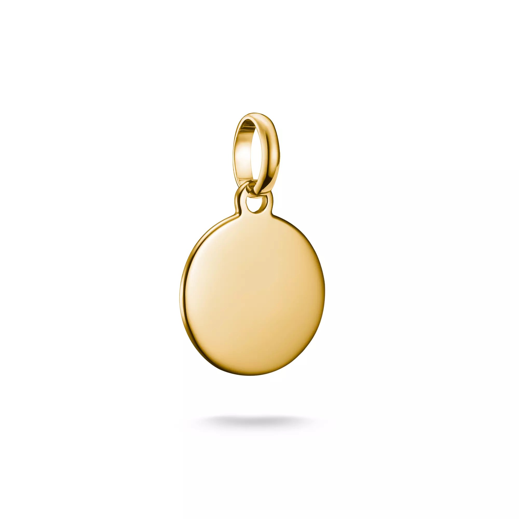 Thomas Sabo Connect - Coin - Charm mit Öse - Silber & Gelbgold Verg. - 13,5 mm – Ansicht 2
