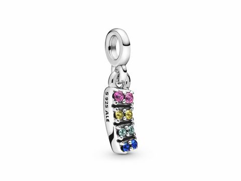 Pandora Me - Silber - 798390NRGMX - Charm - Rainbow - Regenbogen - Crystals