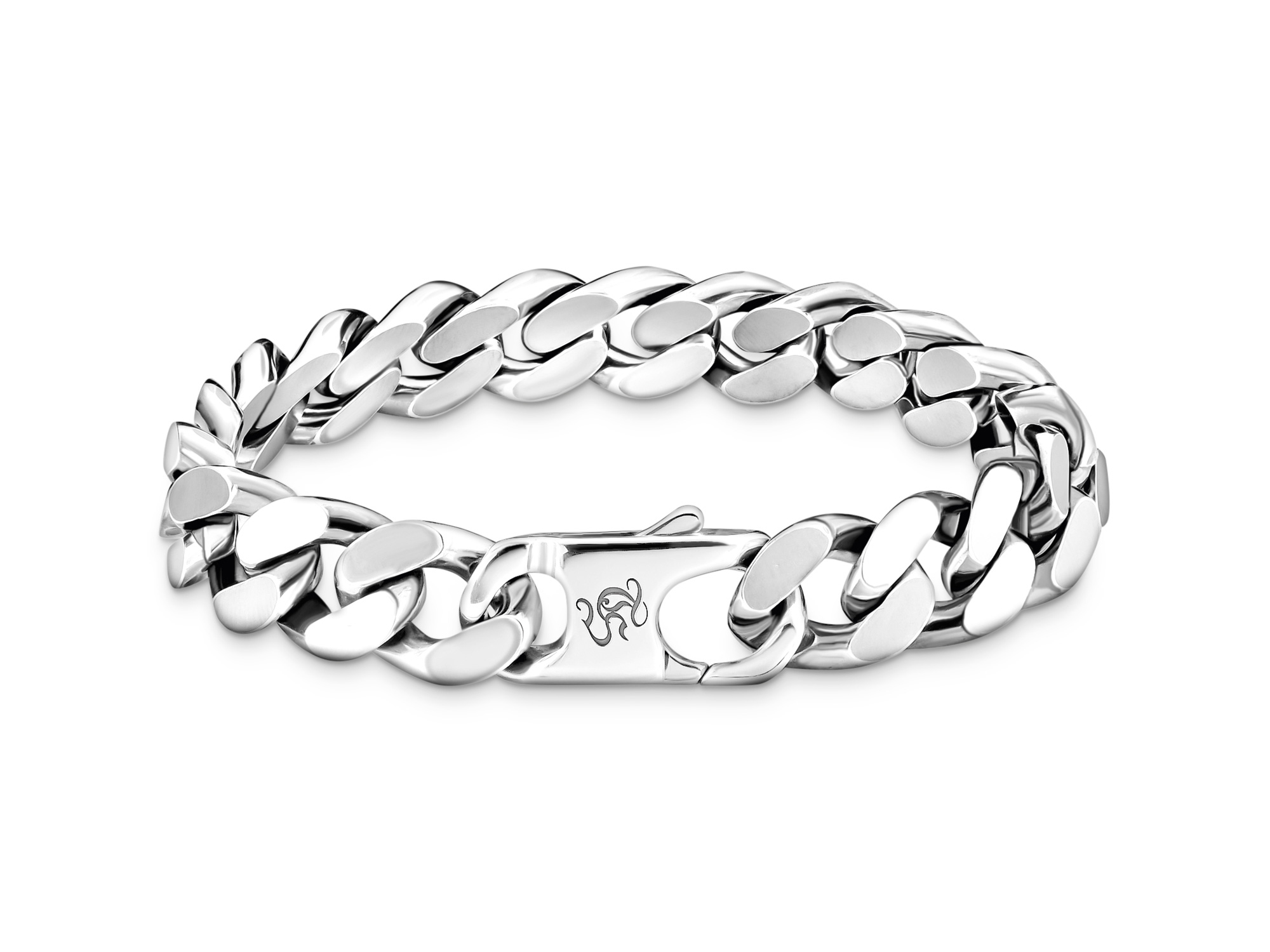 Thomas Sabo Armband A2199-637-21-L18 aus Silber im Rebel Basics Design mit einer Länge von 18 cm, robustes Gliederdesign mit hochwertigem Verschluss.