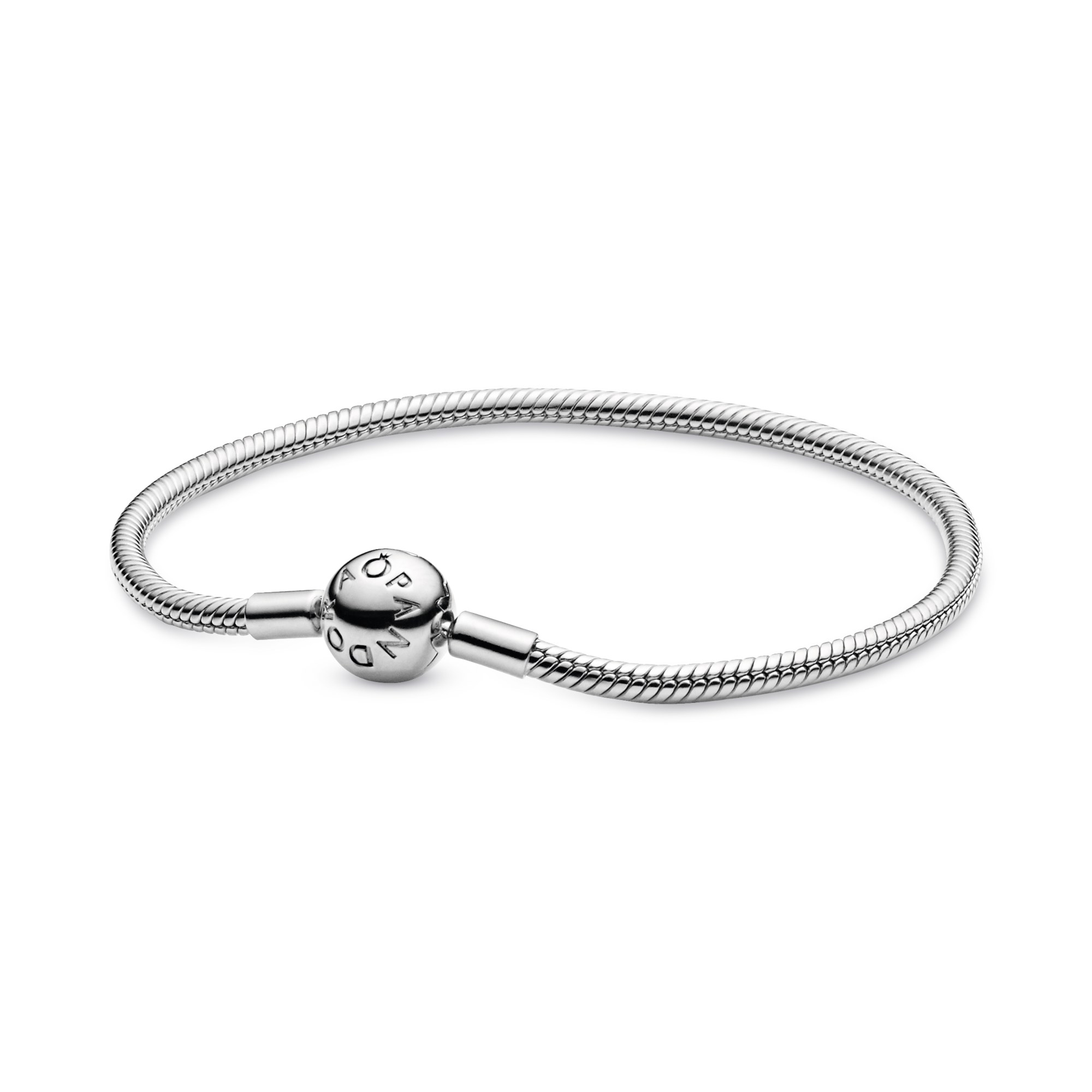 Pandora Armband GEWINDEFREI - Silber KUGEL - Verschluss – Ansicht 2
