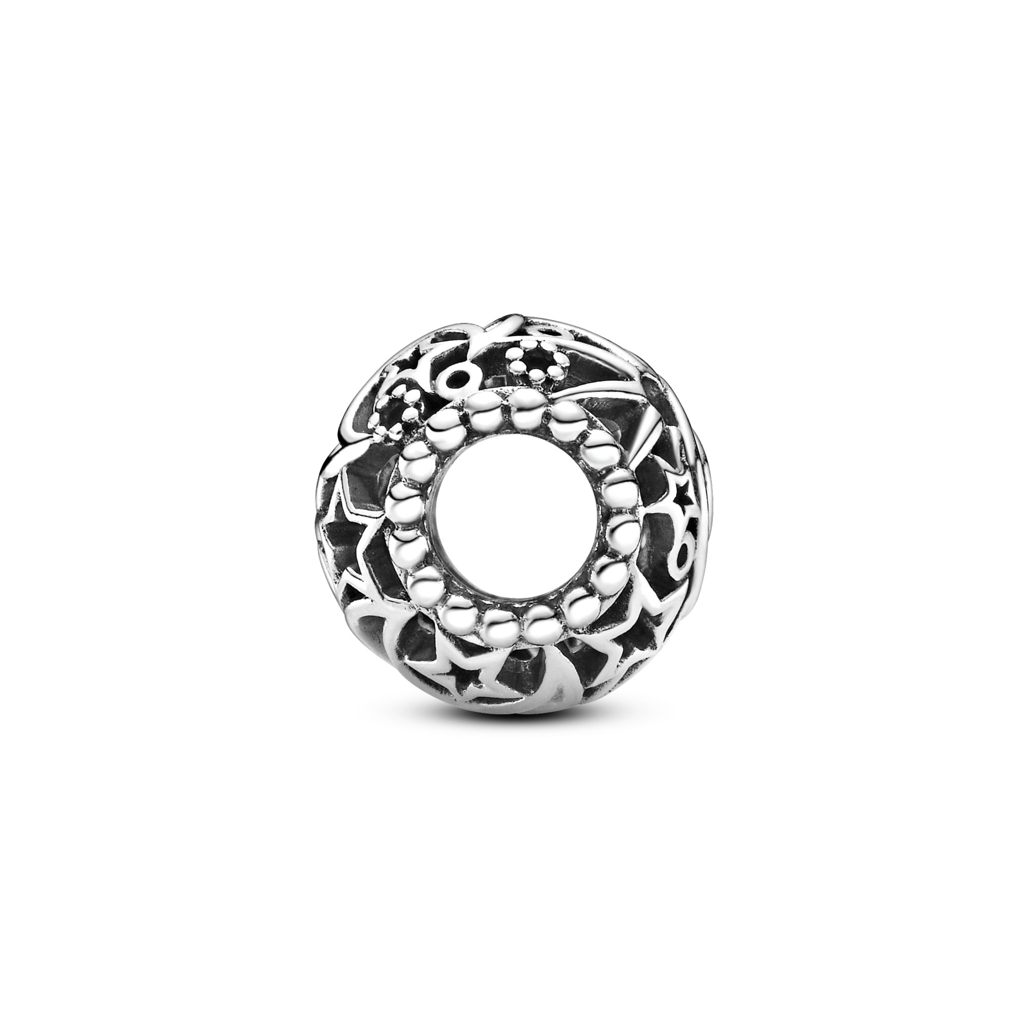 Pandora Passions - Charm - Durchbrochene Sonne - Sterne & Mond - Silber – Ansicht 4