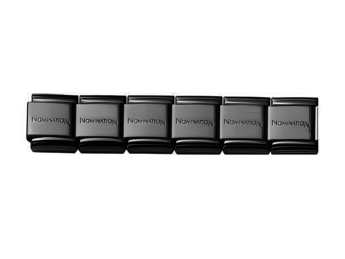 Edelstahl Dunkelgrau Armband von Juwelier Harnisch, BIG Armbänder, besteht aus mehreren verbundenen Elementen. Moderner und eleganter Stil, ideal für jeden Anlass.