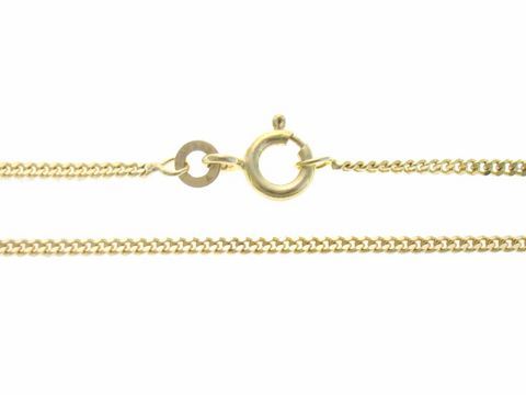 42053-0 Gold 585 Damen und Kinder Panzerkette 40cm mit einer Drahtstärke von 2,3mm, Hersteller Juwelier Harnisch, ideal für elegante Schmuckstücke.