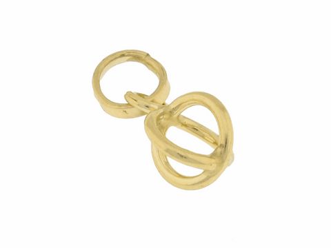 Kugel Anhänger aus 333 Gold, modern, ca. 1 cm, Hersteller Juwelier Harnisch, elegantes Design für eine stilvolle Ergänzung der Schmucksammlung.