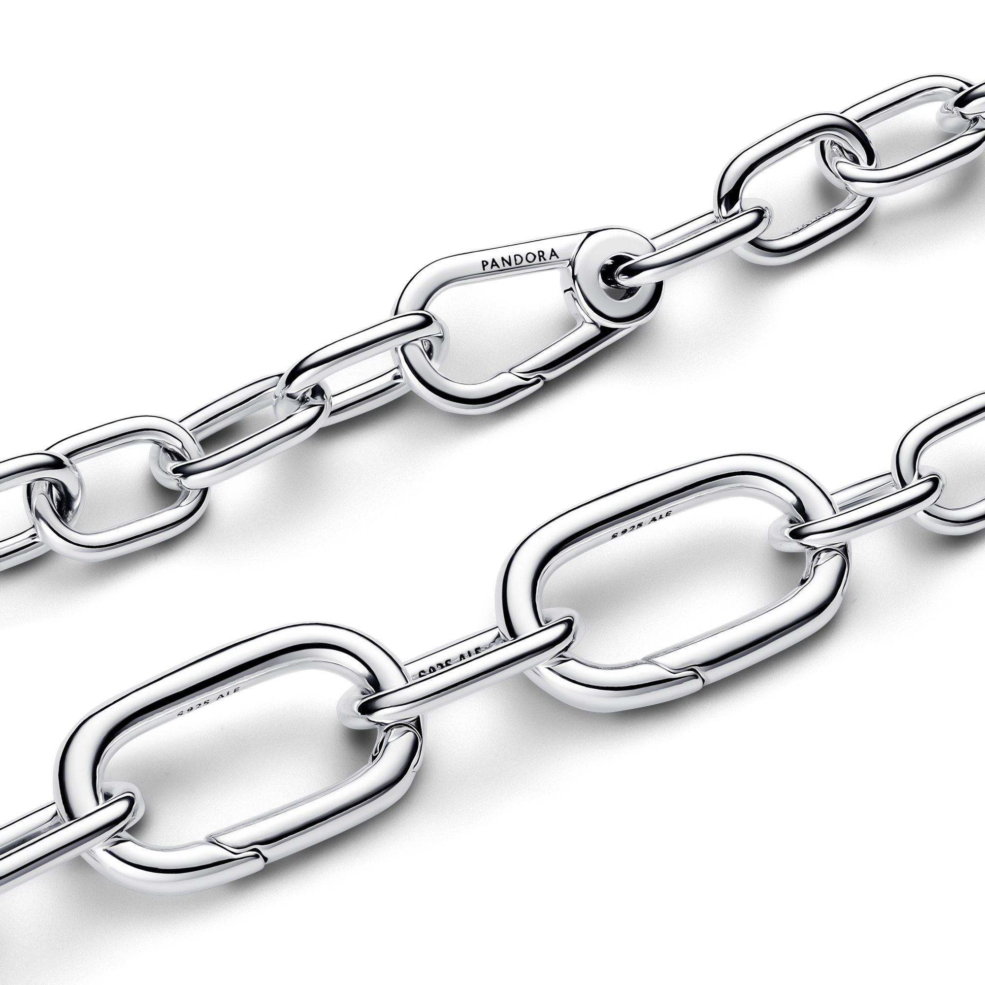 Pandora ME - Armband mit 3 gr. Gliedern - Sterling Silber – Ansicht 2
