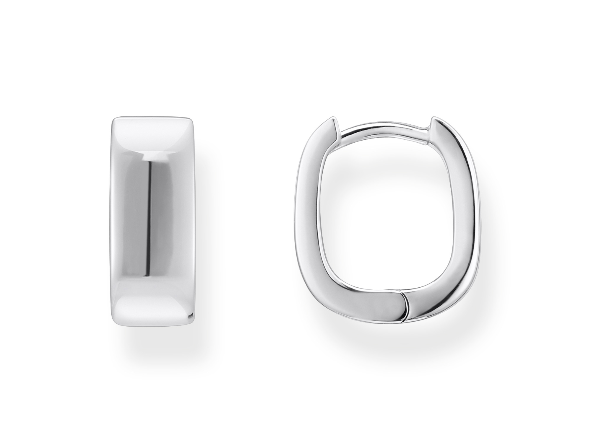 Thomas Sabo CR743-001-21 HOOP EARRINGS Creolen - Silber - Creolen aus Silber von Thomas Sabo, Modell CR743-001-21, in modernem Design, glanzvolle Oberfläche, schlicht und elegant, ideal für jeden Anlass, Neuheiten im Onlineshop.