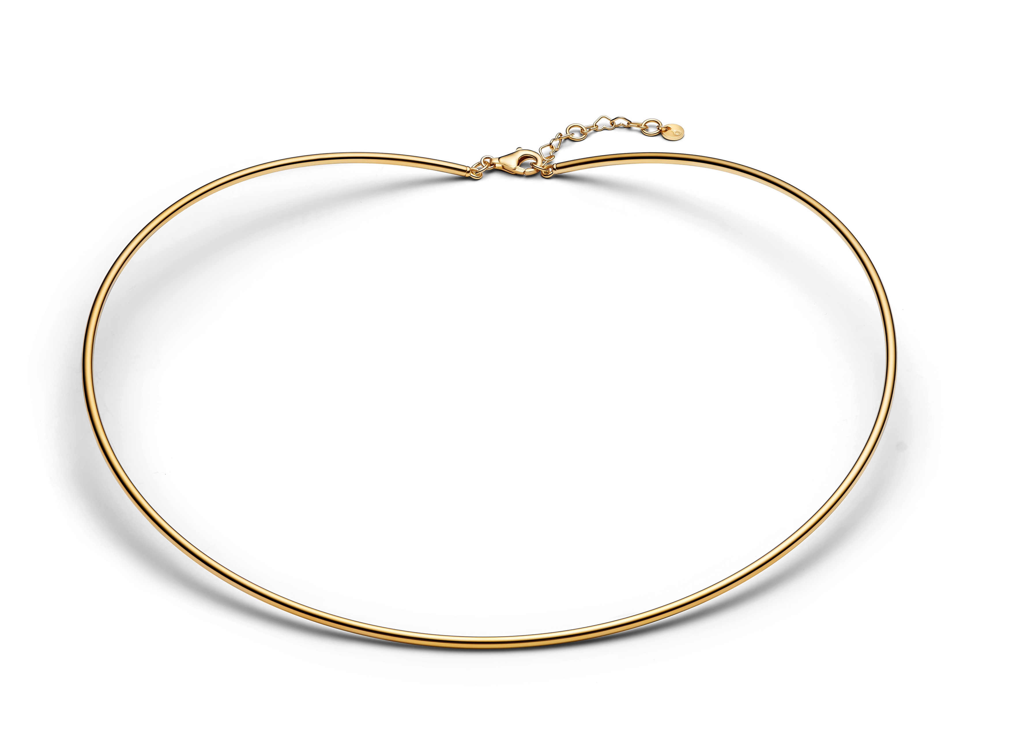 Pandora 364705C00-S - Halsreifen - Röhren-Choker - 36 cm - Gelbgold Vergoldung