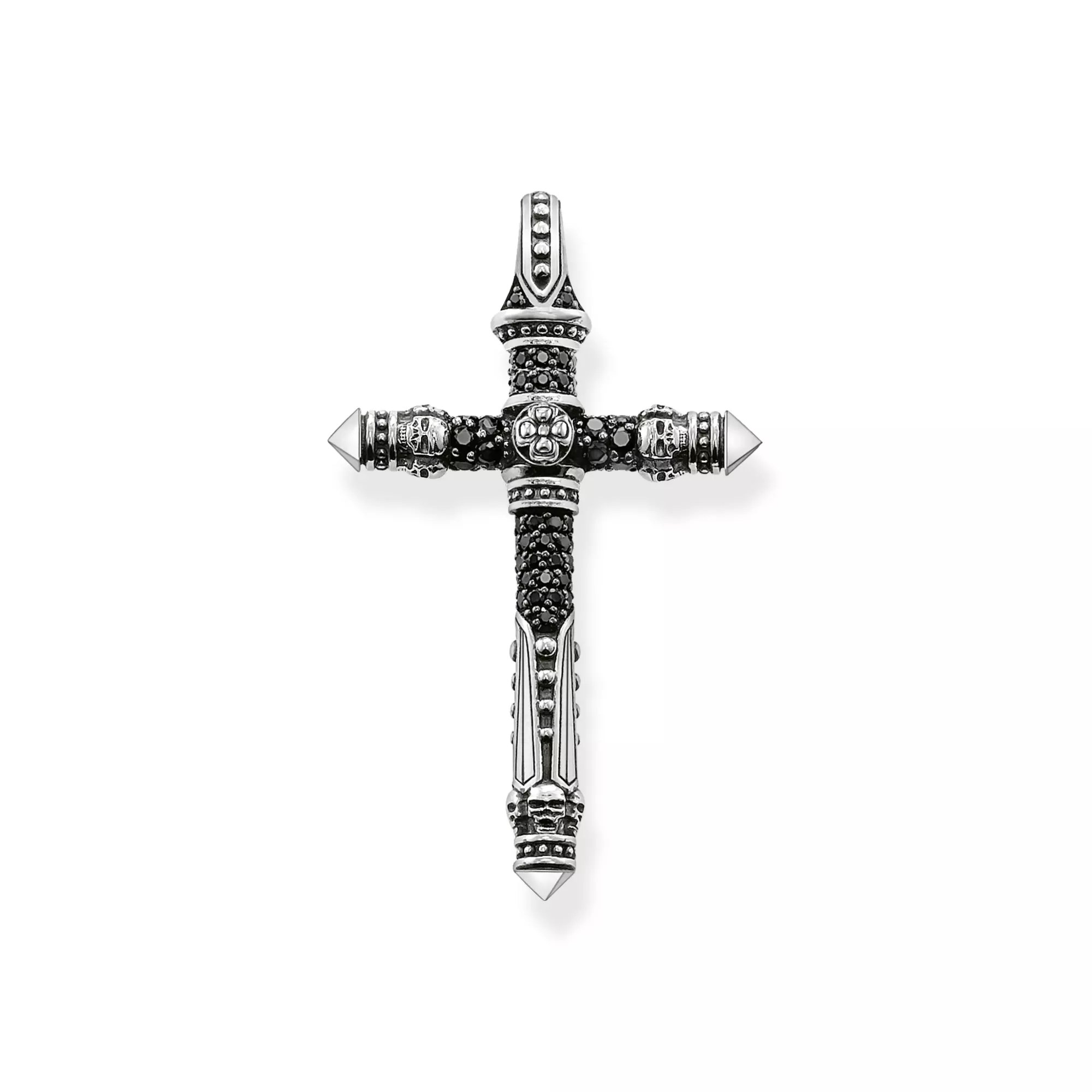 Thomas Sabo Anhänger Kreuz – Silber – Zirkonia