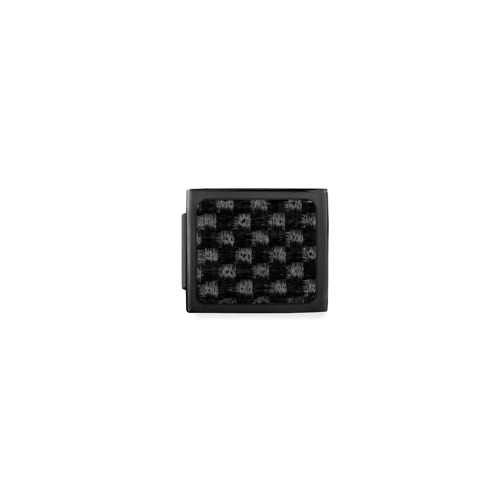 Nomination Composable Glam Charm Carbon-Optik schwarz - Edelstahl, PVD schwarz