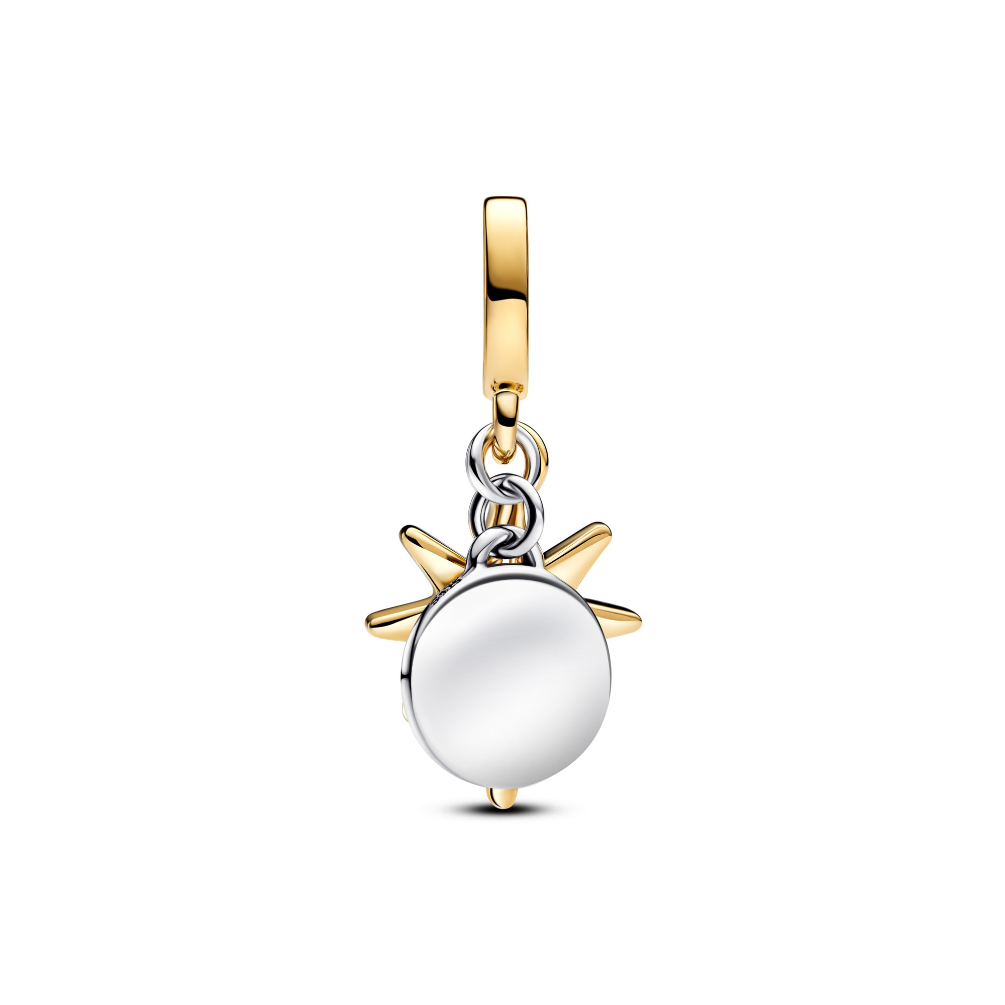 Pandora Nordstern Silber - Gelbgold verg. mit lab-grown synth. Diamant – Ansicht 5