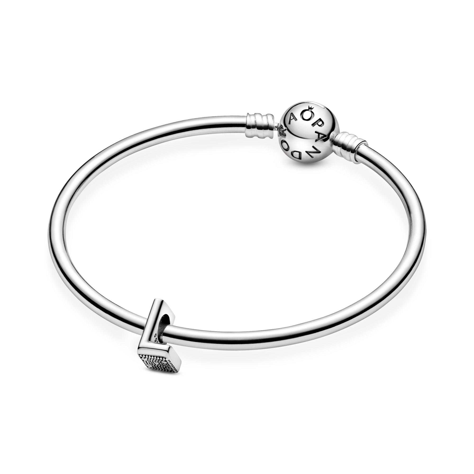 PANDORA Charm - Buchstabe L - Letter L - 925 Sterling Silber – Ansicht 5