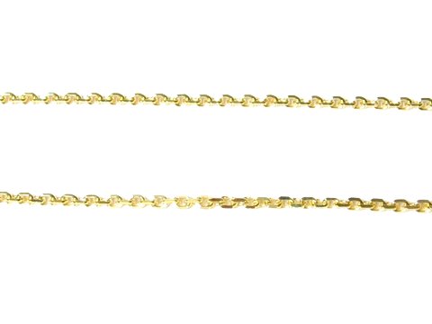 Hochwertige vergoldete Double Kette mit einer Länge von 55,5 cm, Hersteller Juwelier Harnisch, präsentiert sich in elegantem Design und feiner Verarbeitung.