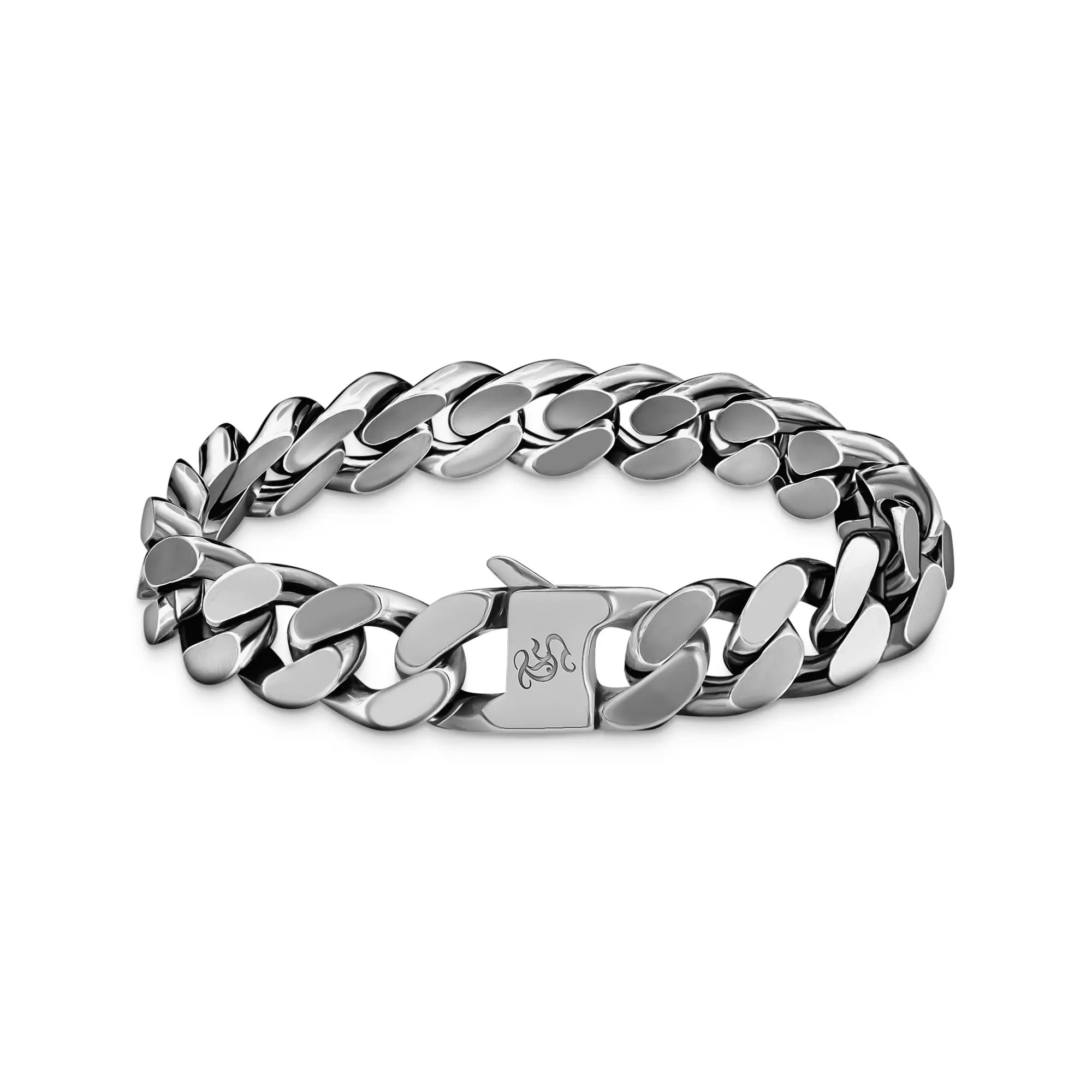 Thomas Sabo Panzerarmband 12 mm Silber – 18 cm – Ansicht 2