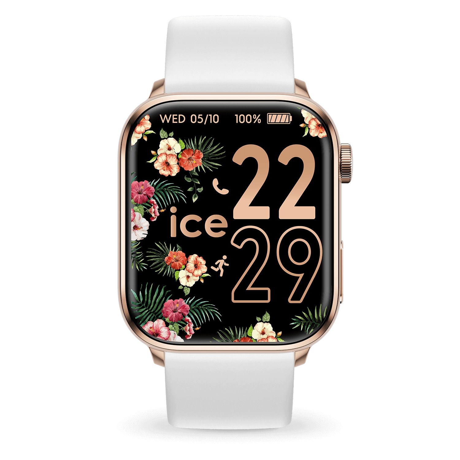 Ice-Watch ICE smart 2.0 Smartwatch - Weiß Roségold 1.96 Zoll – Ansicht 2