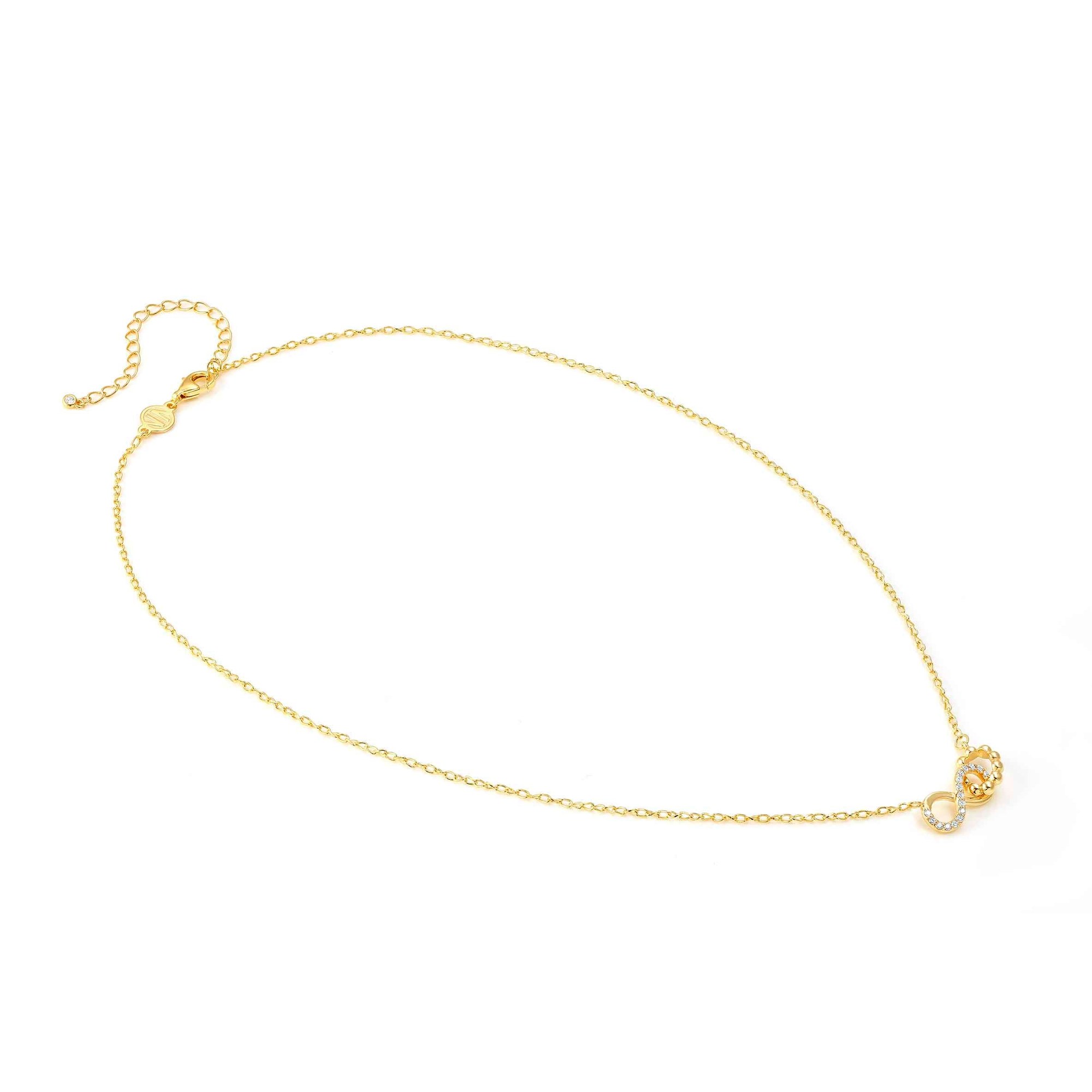 Nomination LoveCloud - Kette - Infinity - Sterling Silber mit Goldauflage - 40-46 cm – Ansicht 4