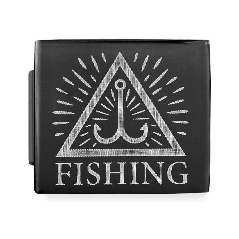 Nomination Composable Glam Charm Fishing schwarz - Edelstahl, PVD schwarz