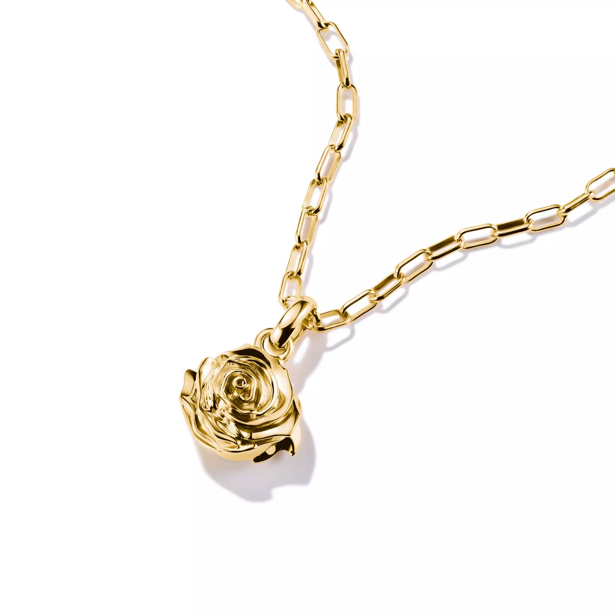 Thomas Sabo Connect - Rosenblüte - Charm mit Öse - Silber & Gelbgold Verg. – Ansicht 2