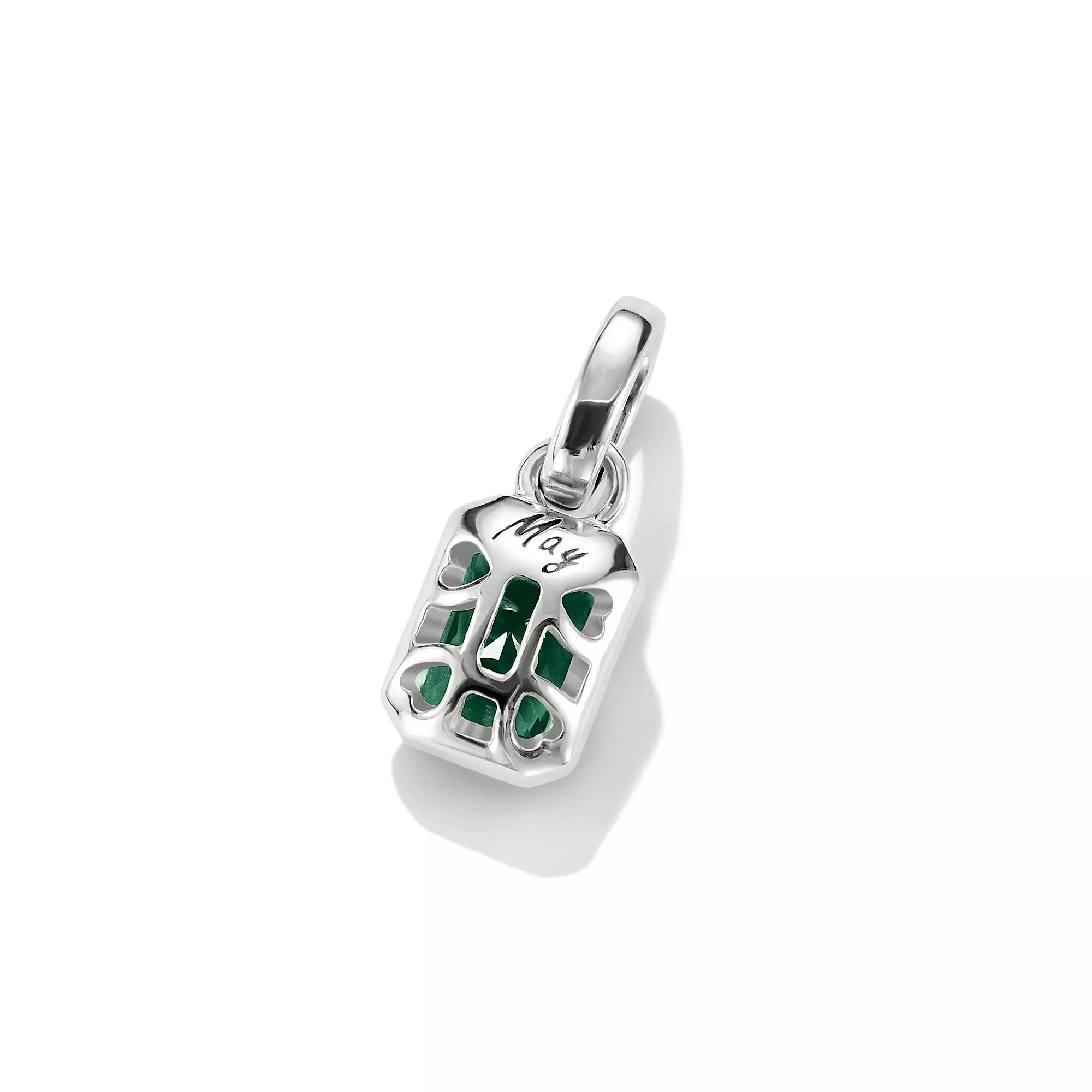 Thomas Sabo Connect - Birthstones Charm - Mai - Silber & Keramik Stein - Grün - Charm mit Öse – Ansicht 3