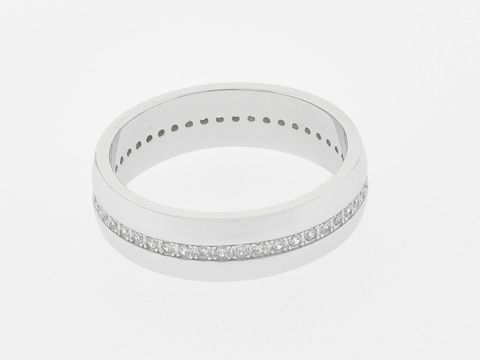 301611-0 Silber Ring aus Sterling Silber mit funkelndem Zirkonia in Größe 58, Hersteller Juwelier Harnisch, ideal bis Größe 58 oder 18,4.