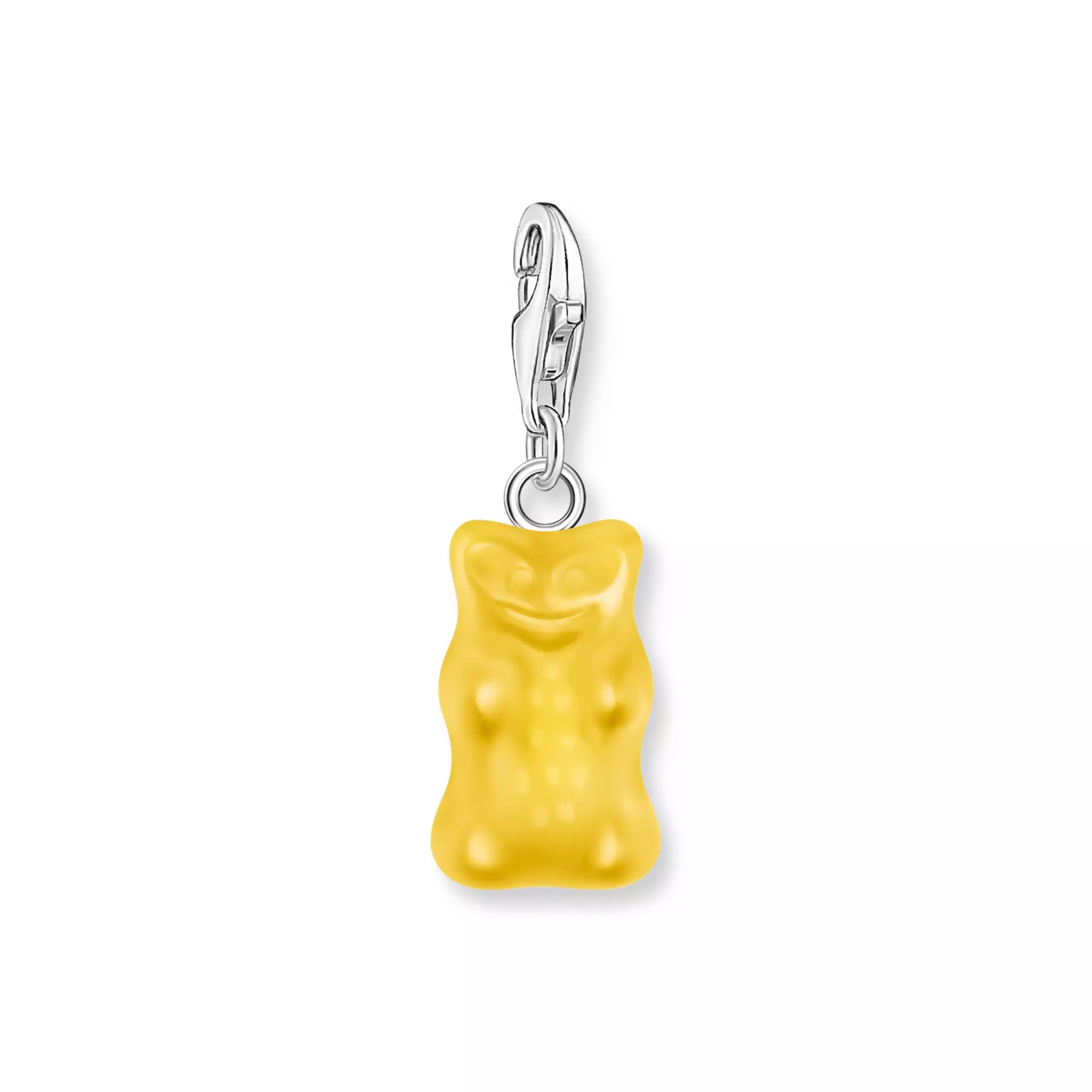 Thomas Sabo Charm-Anhänger HARIBO Gummibärchen - Goldbär - Silber & Glas - Gelb