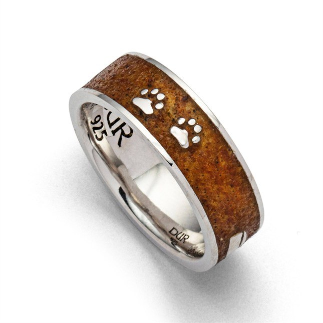 DUR Ring Lucky Dog 2.0 - Sterling Silber - Bernstein – Ansicht 2
