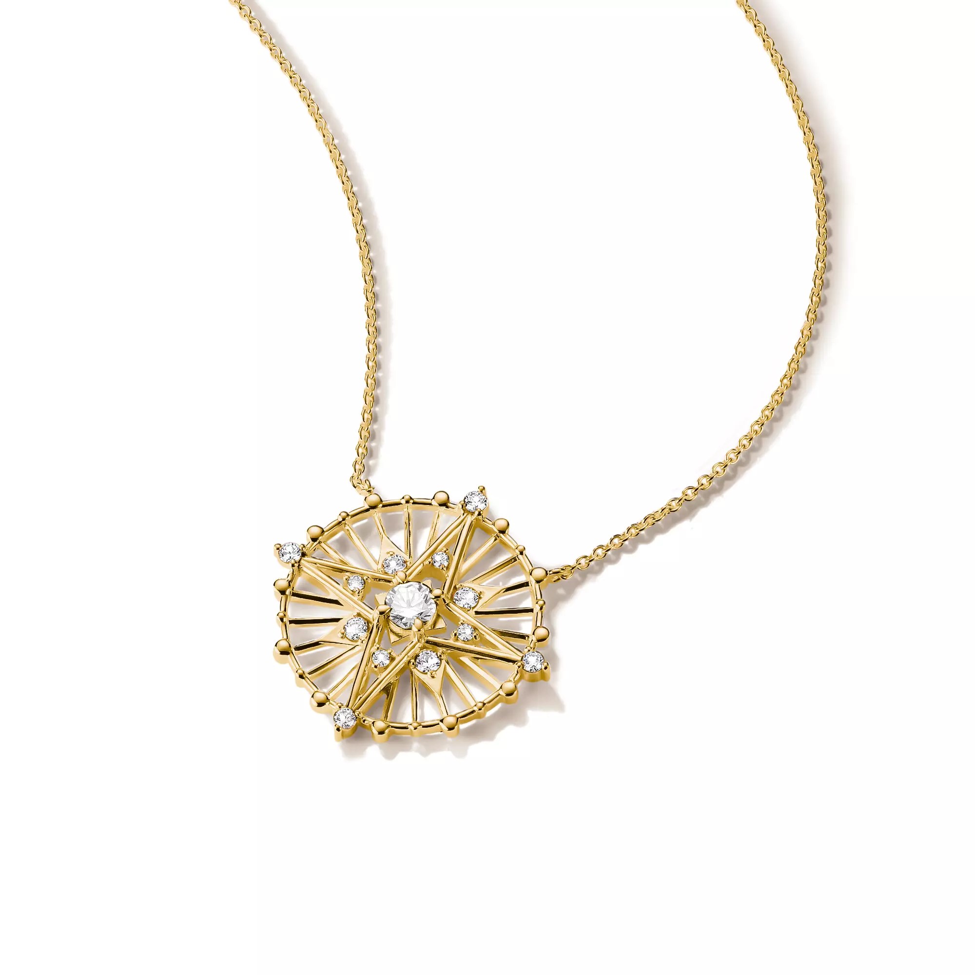Thomas Sabo Midnight Sky - Kette - 18k Gelbgold Vergoldung - Zirkonia - 45 cm – Ansicht 2