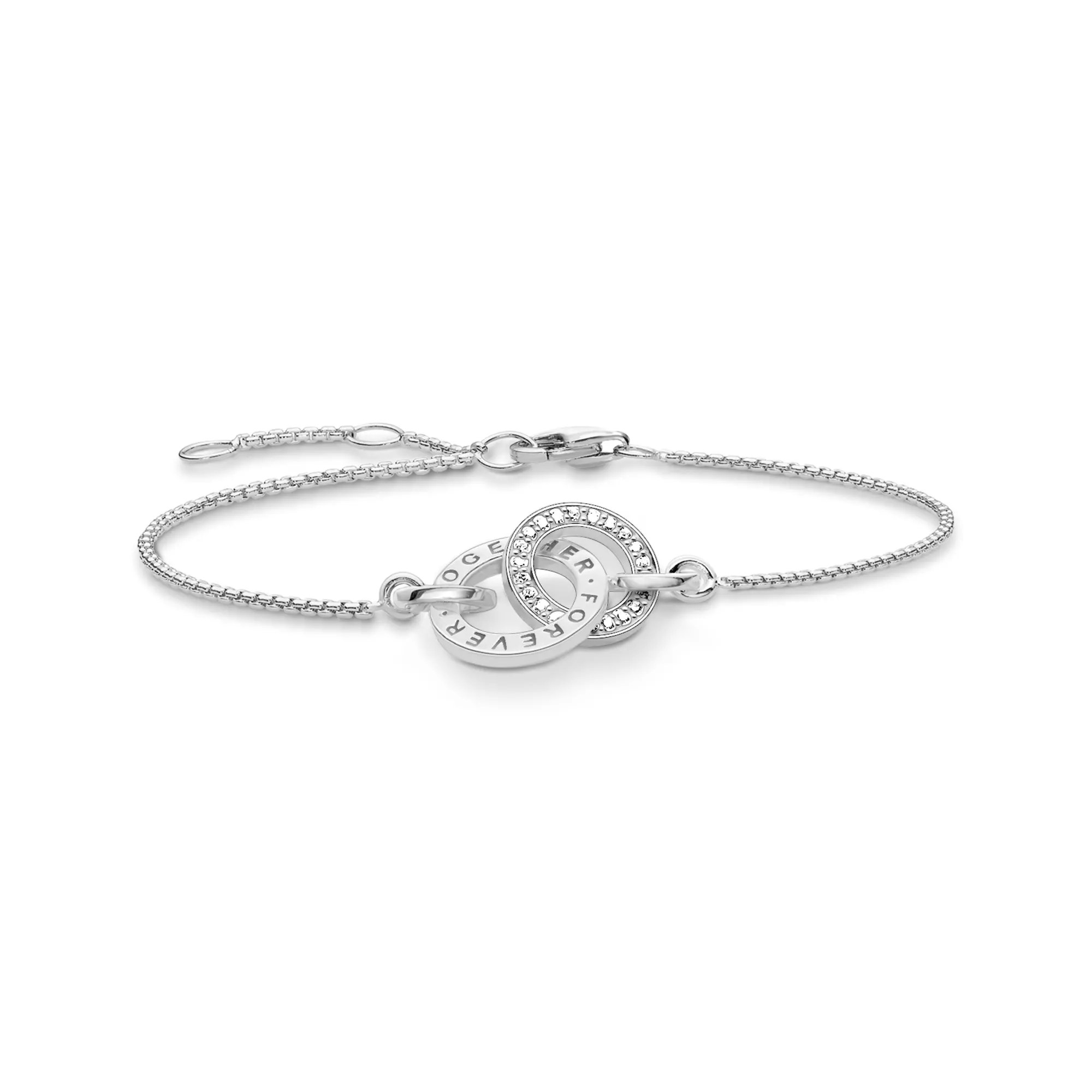 Thomas Sabo Armband Forever Together silber – Zirkonia – 19,5 cm