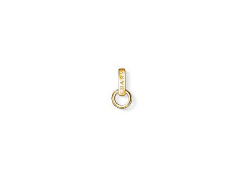 Vergoldeter Charm Träger von Thomas Sabo, Modell X0248-413-39, Teil des Charm Club, eignet sich ideal zum Anbringen von Charms und Zubehör.