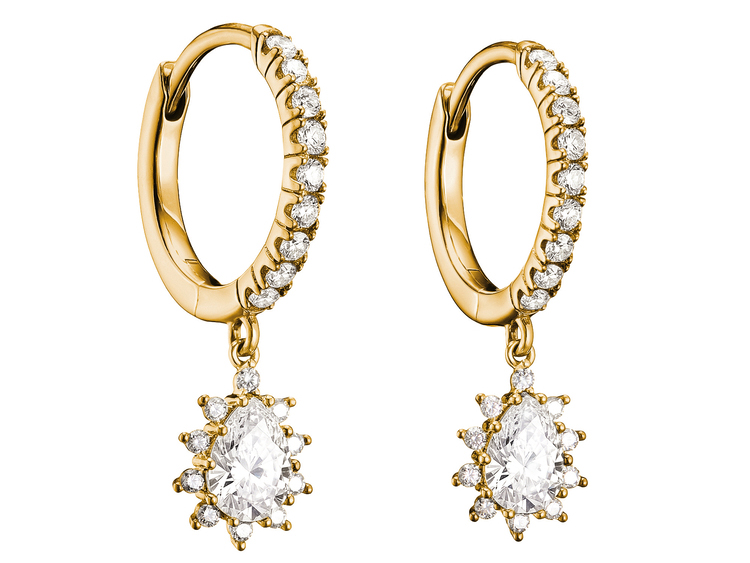 Thomas Sabo Classic TS - CR748-M01-14 - Creolen - 18K Gelbgold-Vergoldung