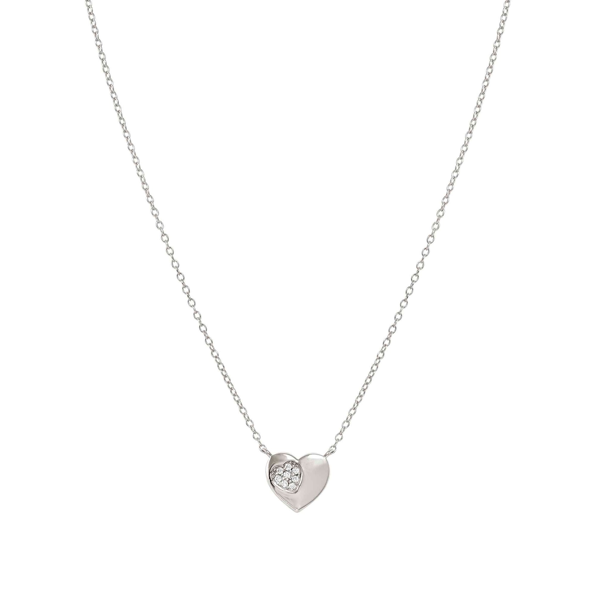 Nomination Petit Sparkle - Sterling Silber Halskette - Herz - Zirkonia - 38-44 cm – Ansicht 5