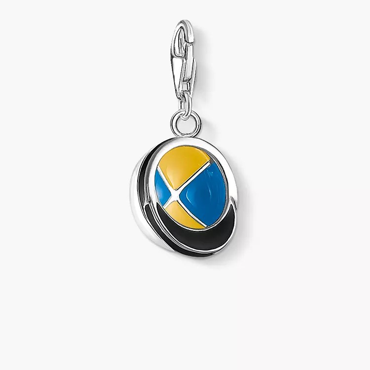 Thomas Sabo charms - Studentenkappe Schweden - Sterling Silber - Emaille