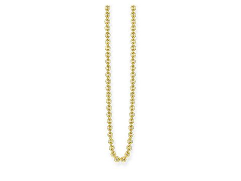 Eine feine Ankerkette in goldfarben mit einer Länge von 53 cm, hergestellt von Thomas Sabo, ohne Anhänger, ideal für elegante Akzente.