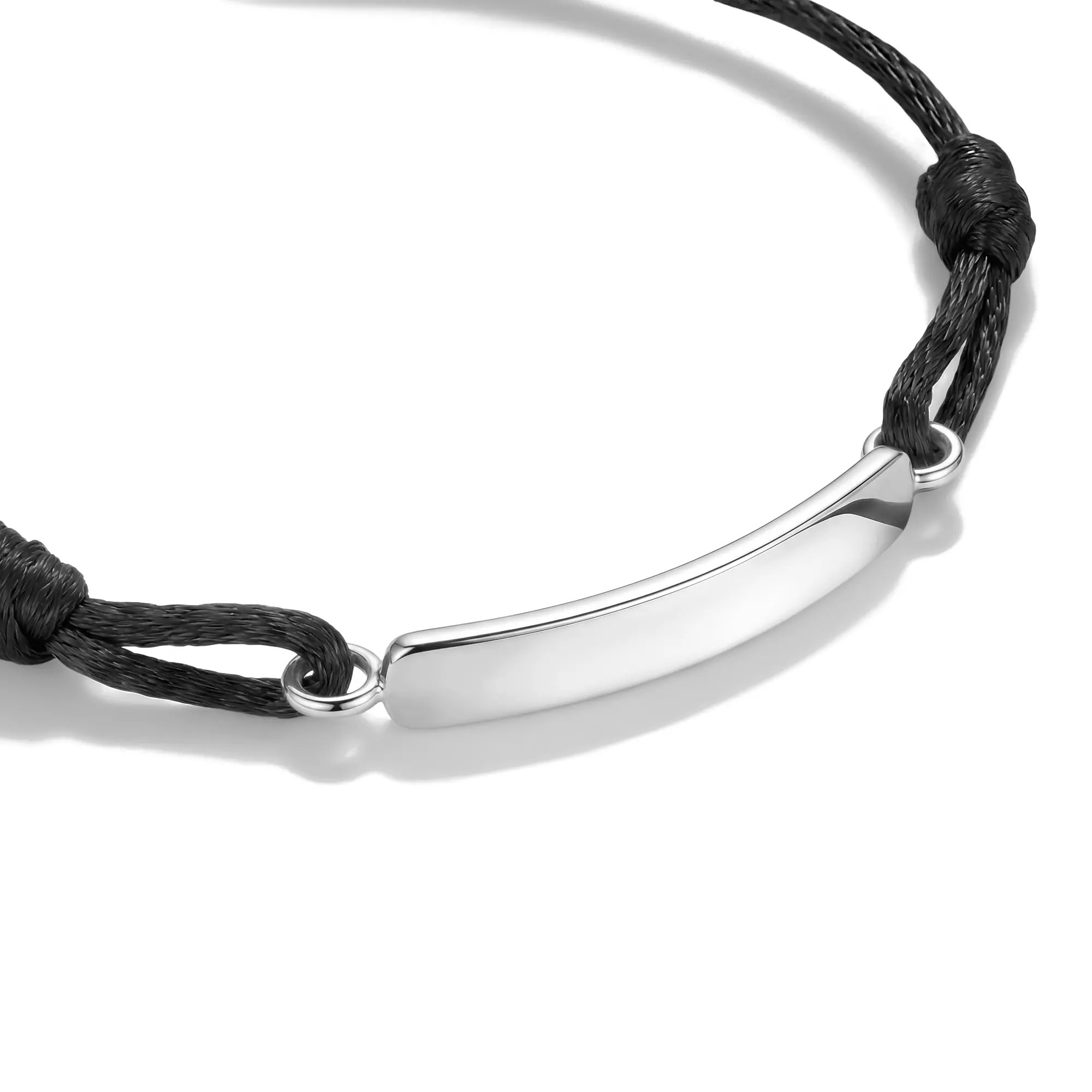 Thomas Sabo Together - Gravur-Armband - 24 cm - Sterling Silber recy. - schwarz – Ansicht 2