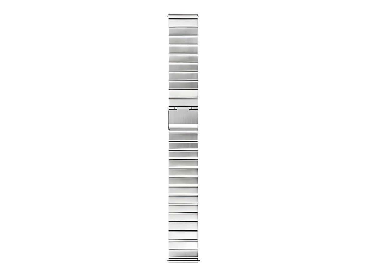 Edelstahl-Metallarmband von Mondaine in Silber mit einer Breite von 20 mm, geeignet als Ersatz für Mondaine Uhren, elegantes und modernes Design, ideal für Uhrenliebhaber.