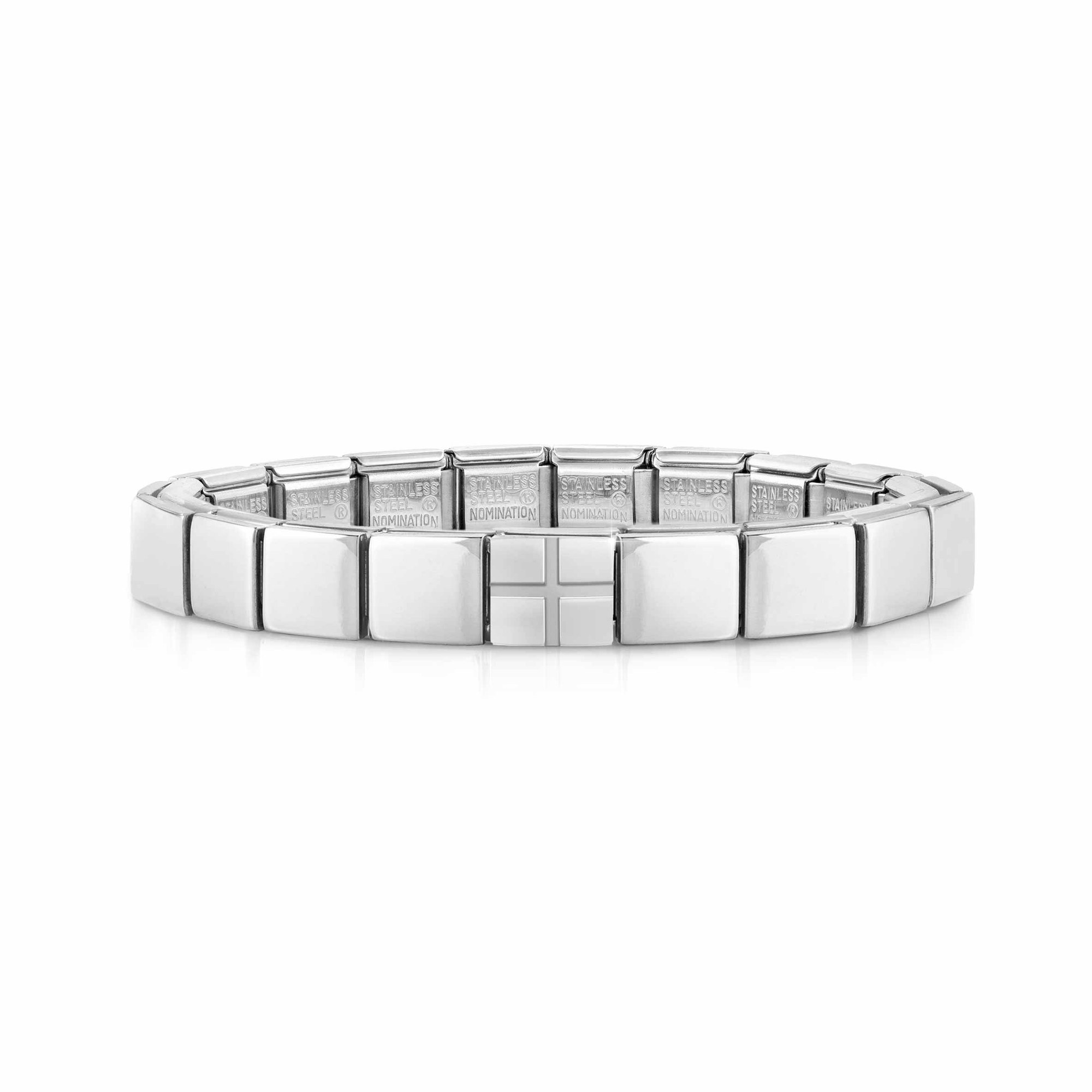 Nomination Classic GLAM Armband Edelstahl Silber - Large grid