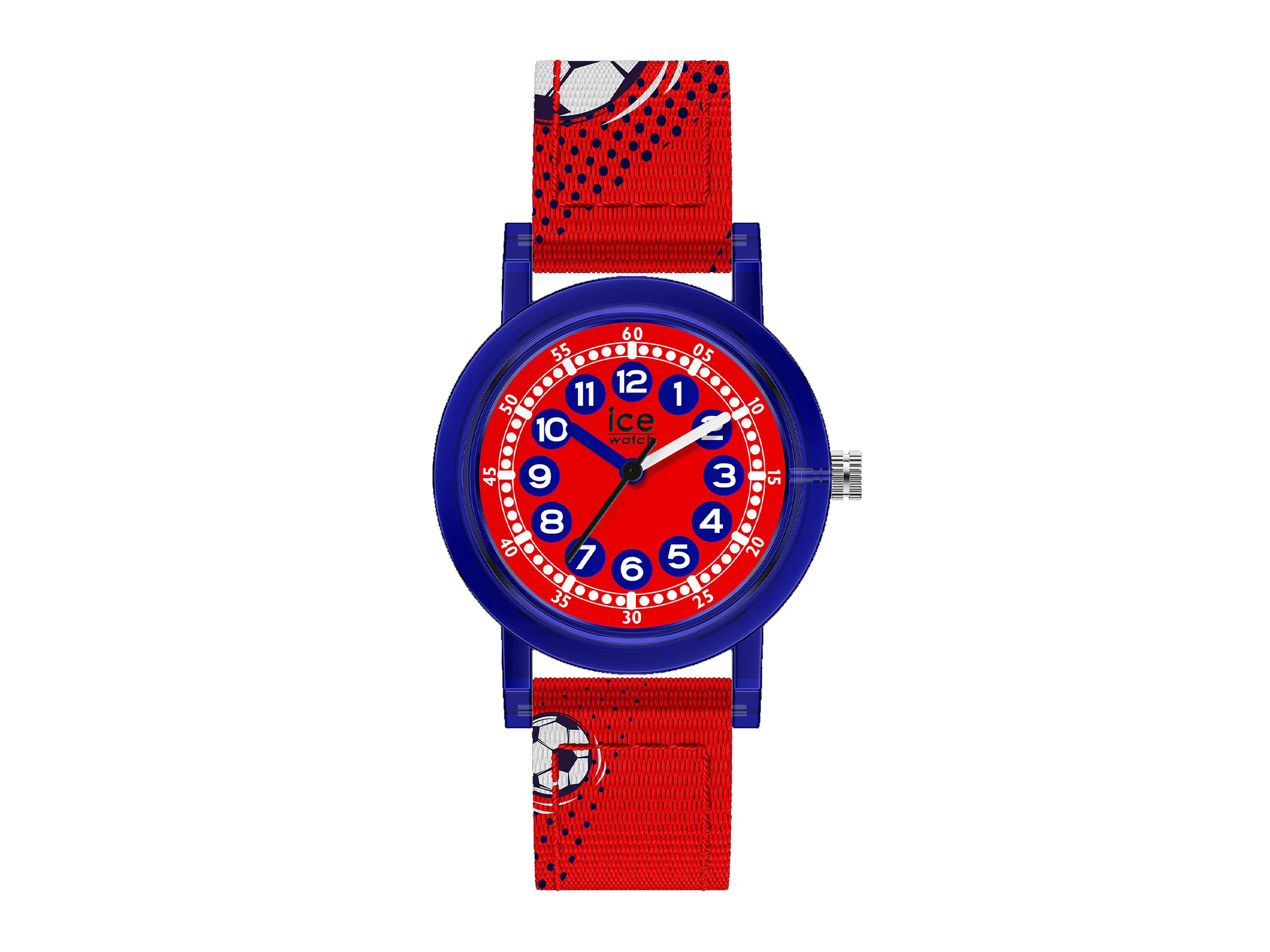 Ice Watch 024502 ICE Learning Uhr in Rot und Blau, Extra Small, mit einem bunten Ziffernblatt und einem sportlichen Design, perfekt für Kinder und trendy im Look, Hersteller: Pandora, Neuheiten.
