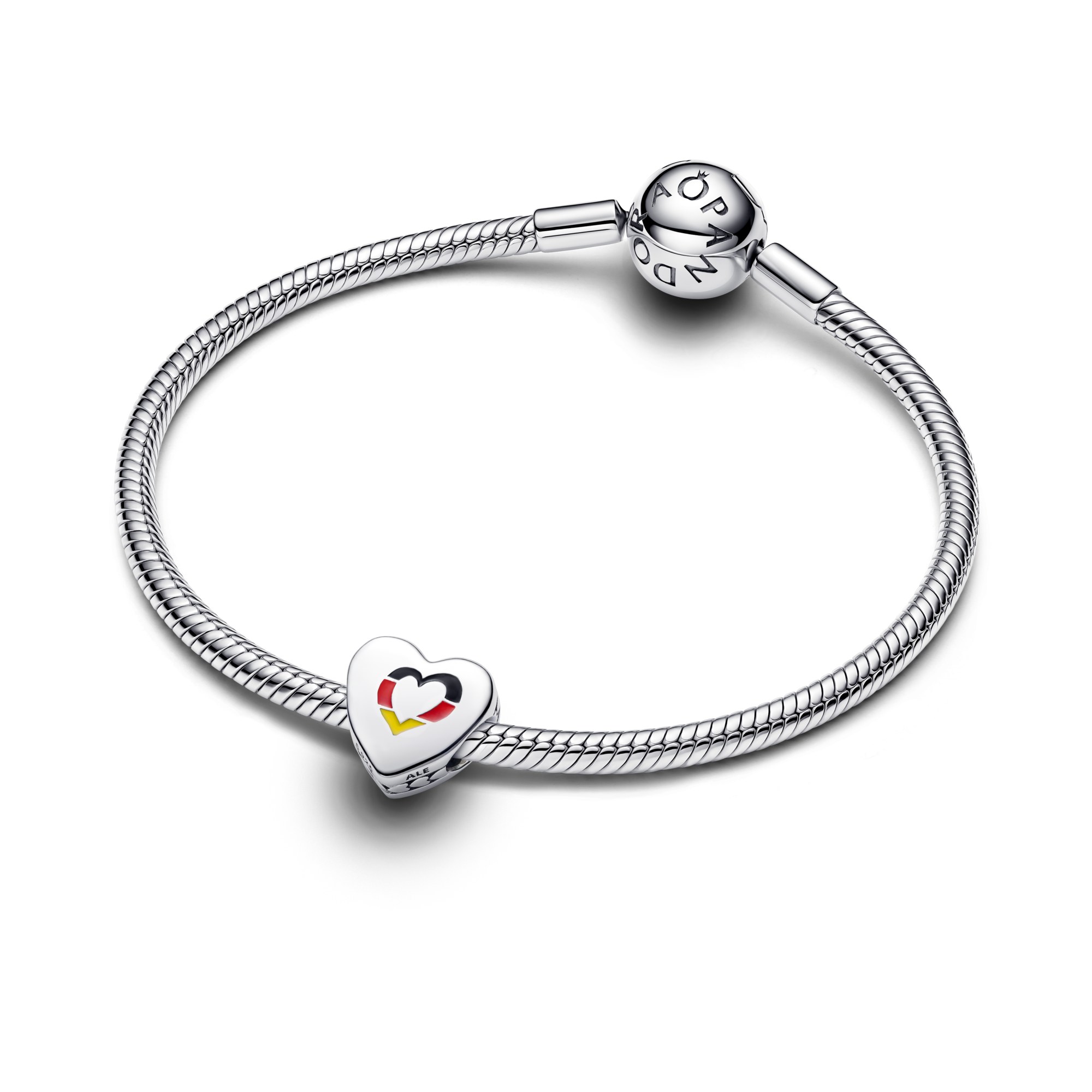 Pandora Norddeutschland - Herz Silber & Emaille charm – Ansicht 3