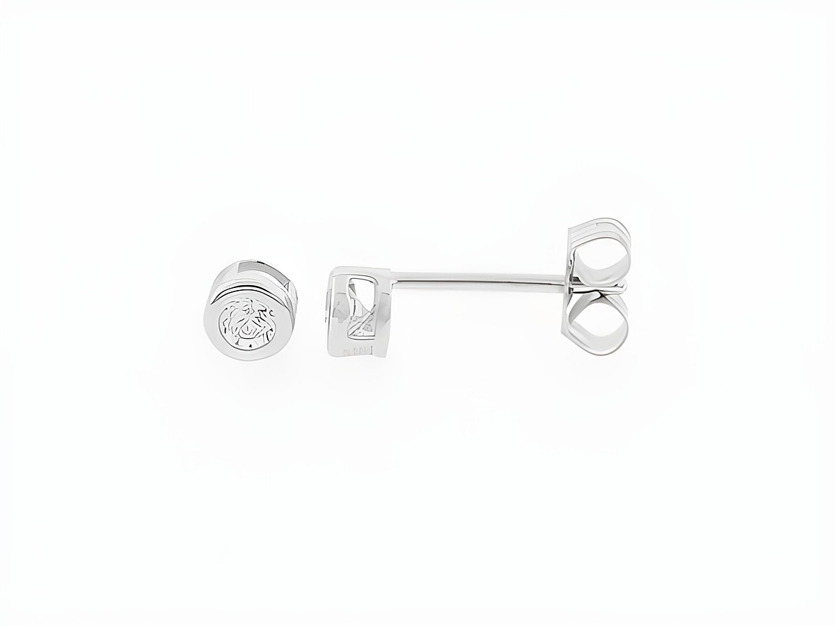 Silber Ohrringe rund aus Silber mit einem Durchmesser von 4,4 mm und Zirkonia Stecker vom Hersteller Juwelier Harnisch, elegant und zeitlos für jeden Anlass.