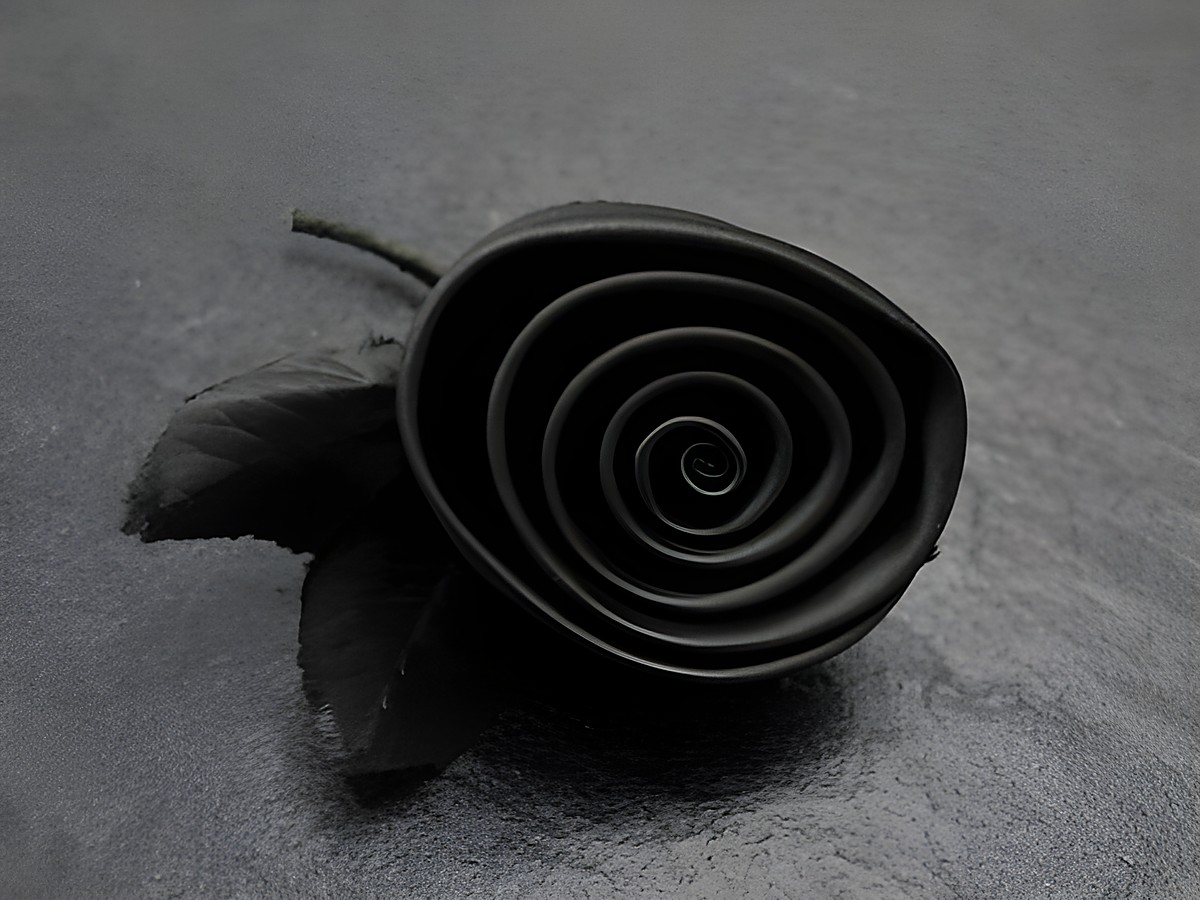Haarschmuck in Form einer zarten olivgrünen Satinrose mit dazugehörenden Blättern, ideal als Brosche von Juwelier Harnisch, perfekt für besondere Anlässe.