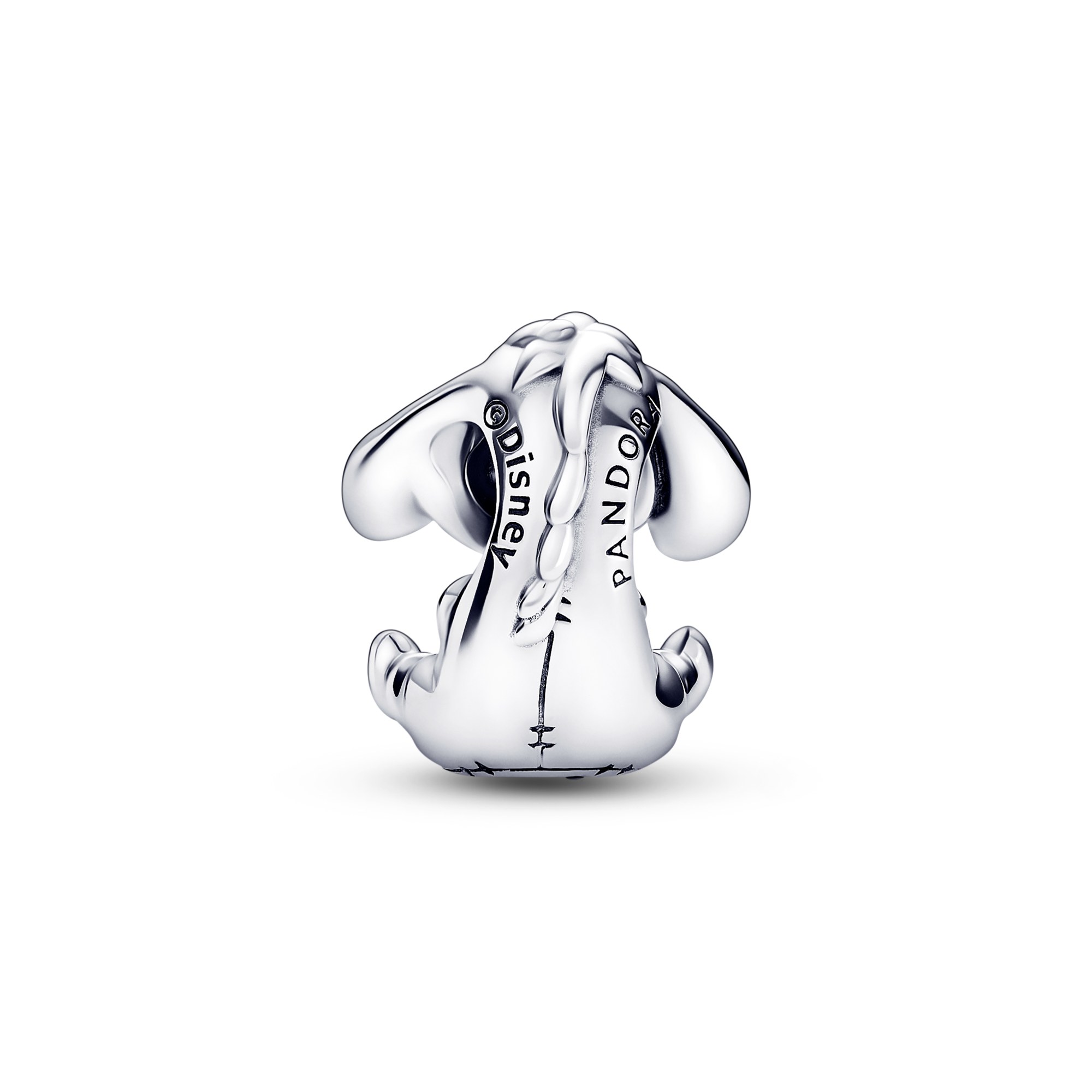 Pandora Disney Winnie Puuh I-Ah Charm - Sterling Silber + rosa + schwarze Emaille - Mehrfarbig – Ansicht 3