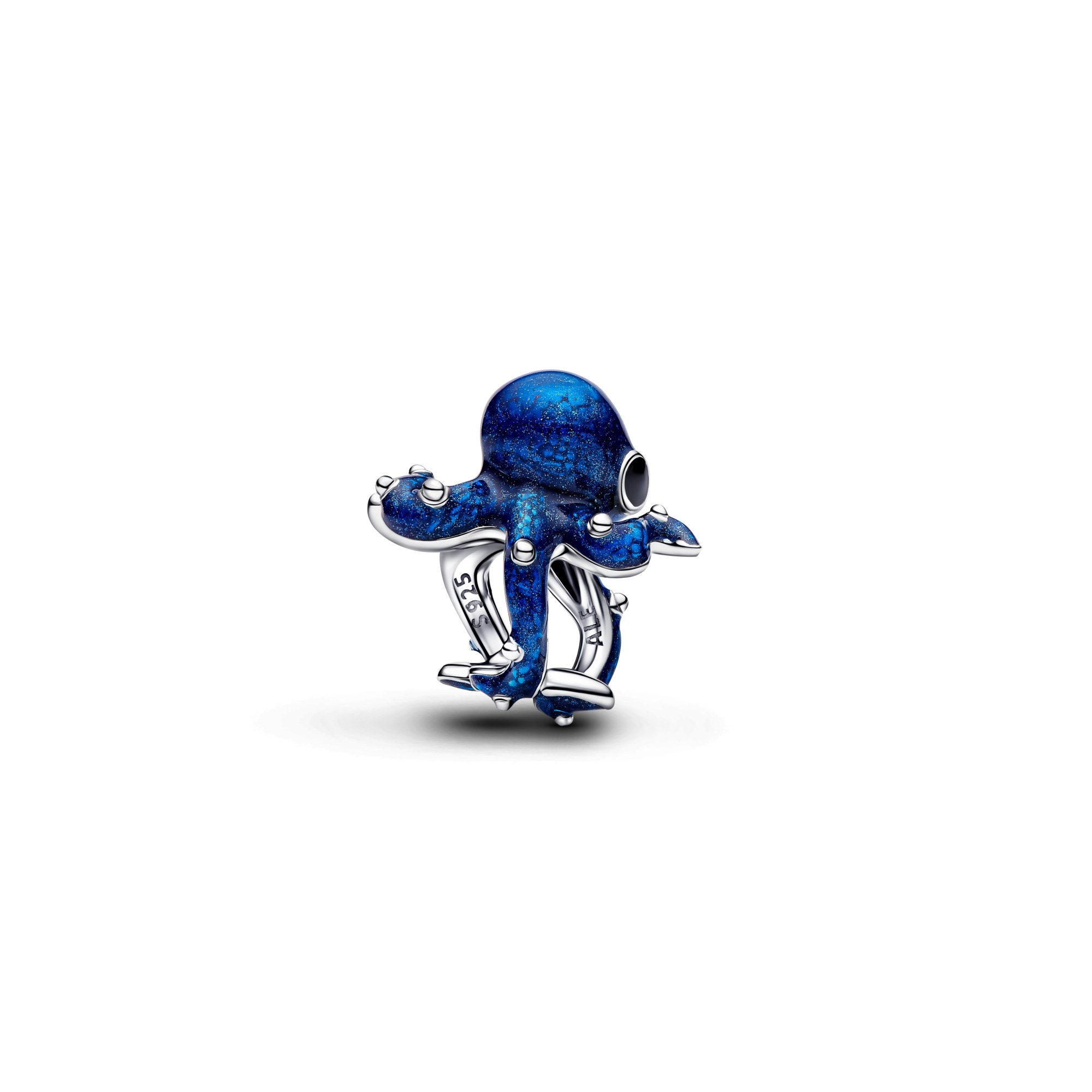 Pandora Oktopus charm - Silber - Blau Emaille – Ansicht 2