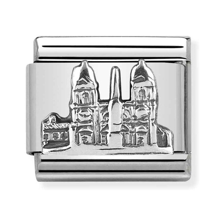 Nomination Composable Classic Charm Piazza di Spagna - Edelstahl, Sterling Silber