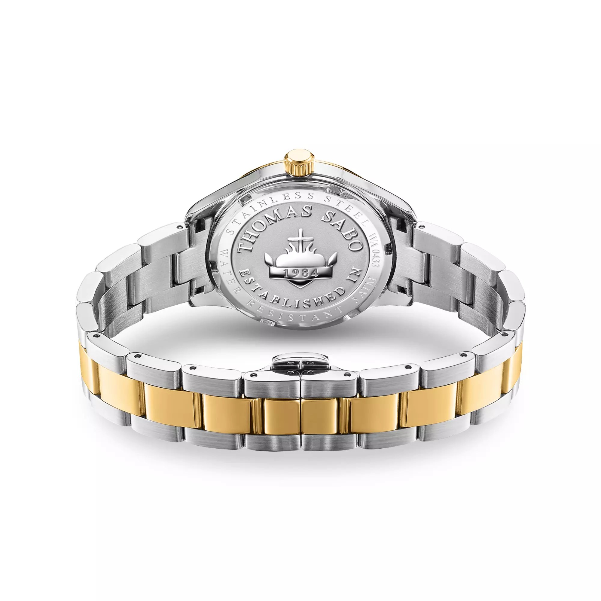 Thomas Sabo Damenuhr mit Schmetterlingen Bicolor – Ansicht 3